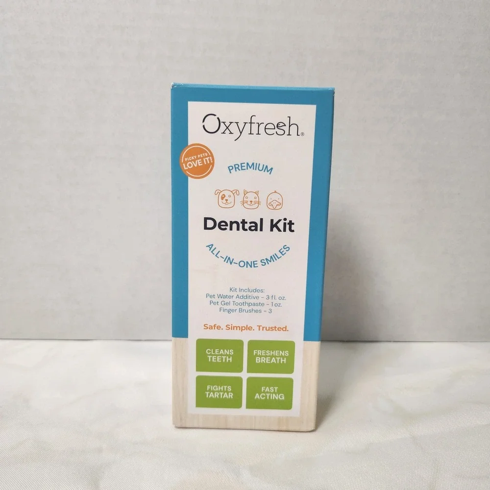 Oxyfresh Premium Dental Kit Pet‎ Dental Cleaning Kit New in Box